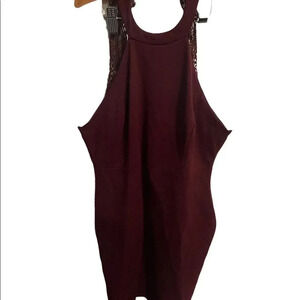 Windsor‎ burgandy mini dress